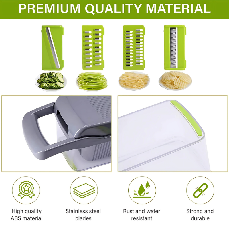 12 In 1 vegetable chopper slicer - Faciup