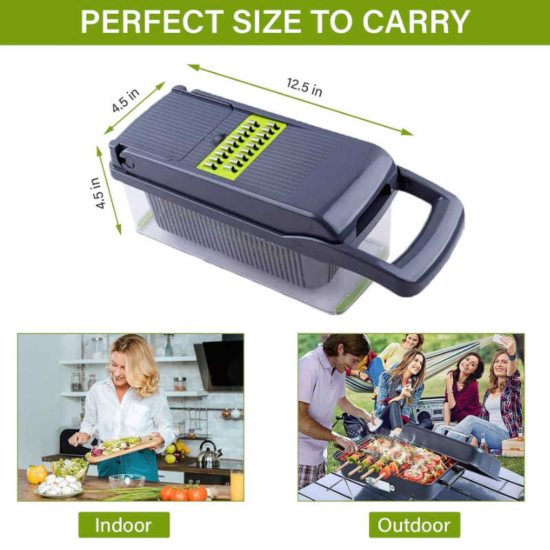 12 In 1 vegetable chopper slicer - Faciup