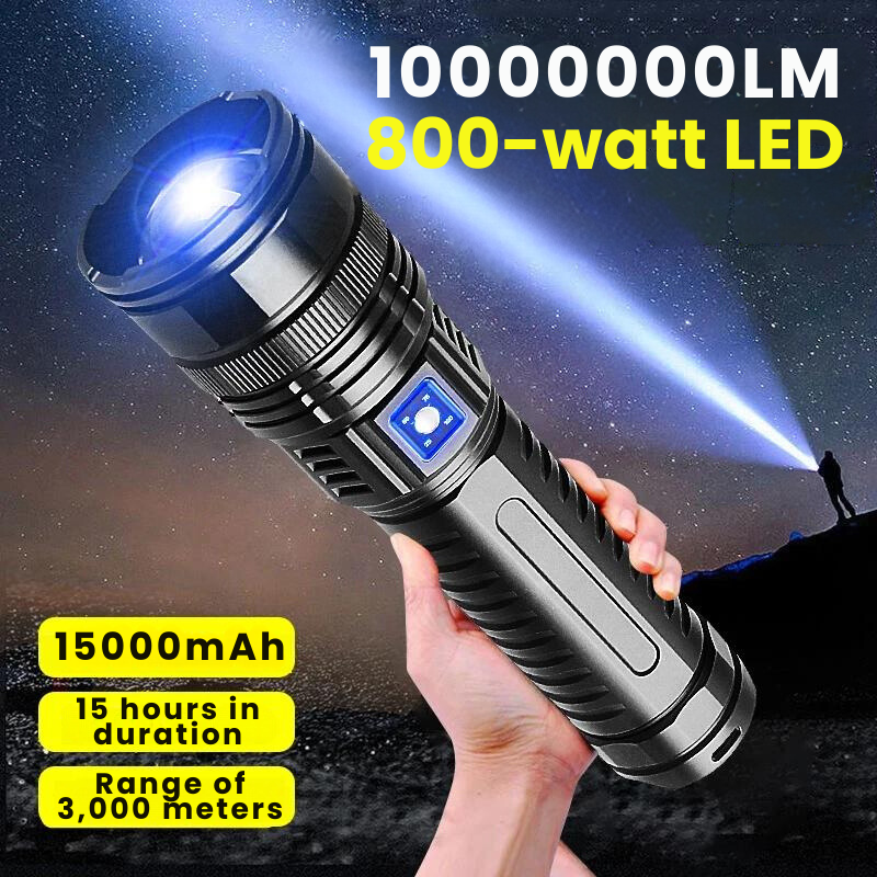 Super LED tactical flashlight - Faciup
