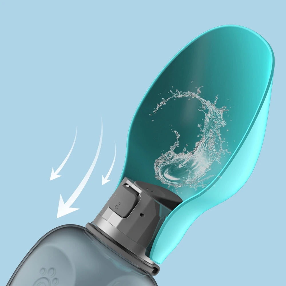 Water bottle with stand for pets - Faciup