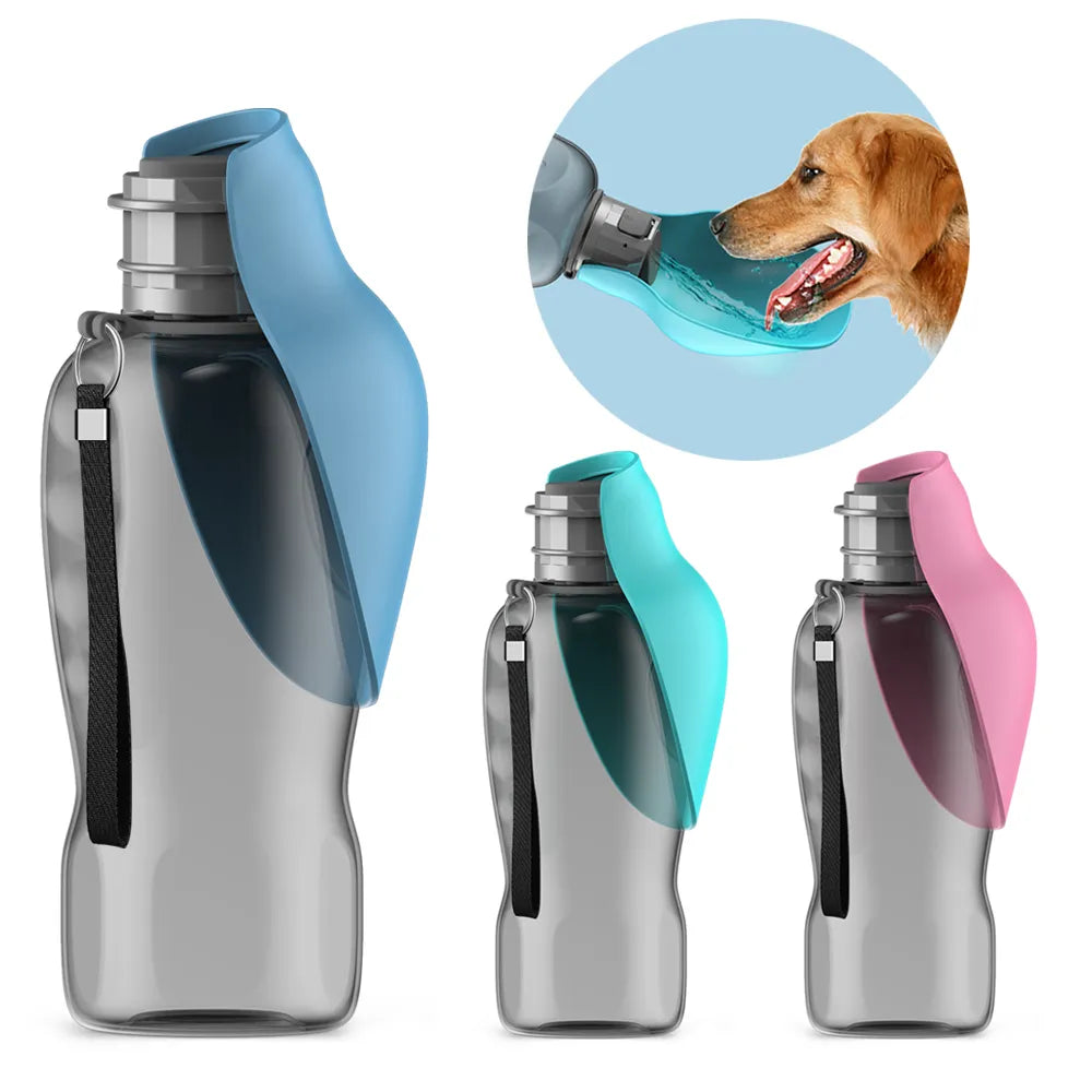 Water bottle with stand for pets - Faciup
