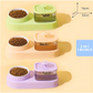 Cat water dispenser and feeding bowl 2-in-1 - Faciup